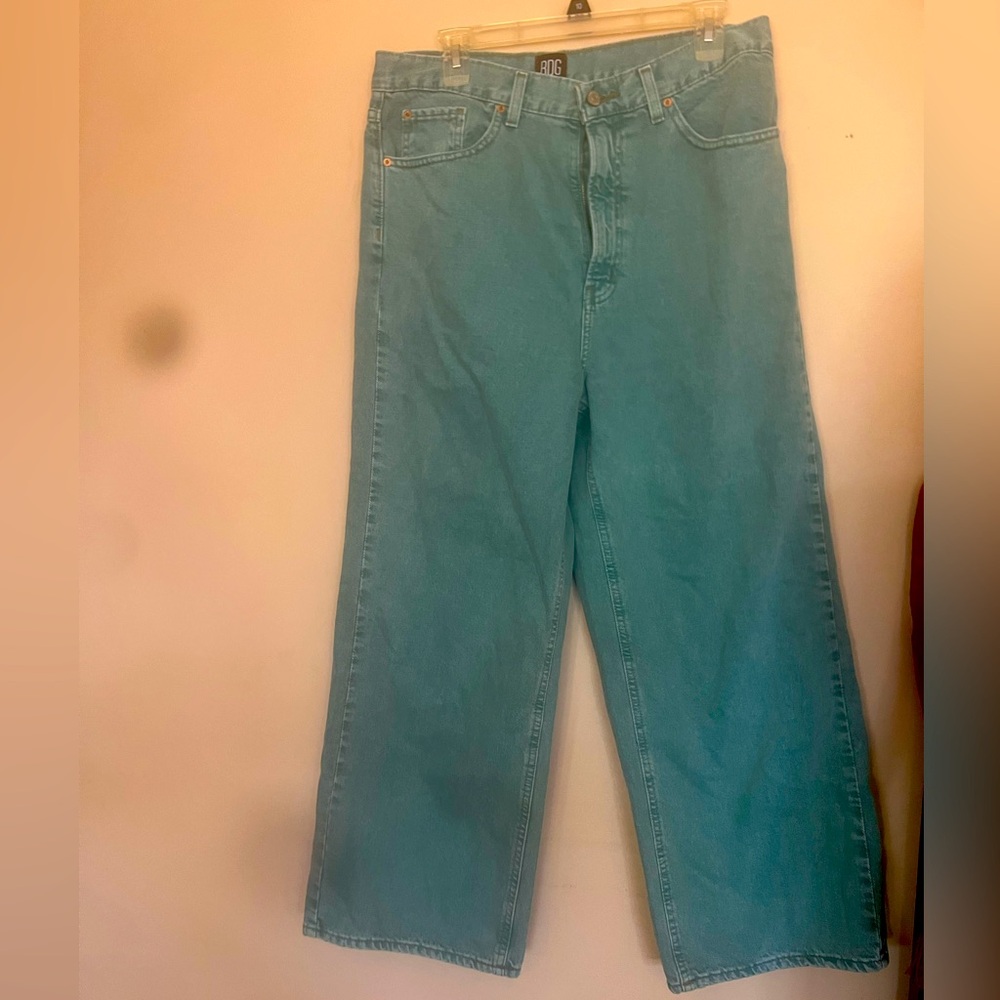 BDG Green High & Wide jeans from Urban Outfitters Sz 32